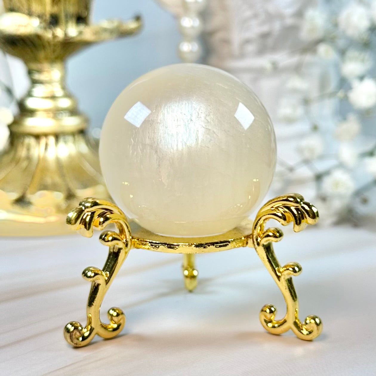 High Grade Moonstone Sphere