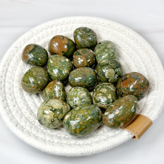 Rainforest Jasper Tumblestones