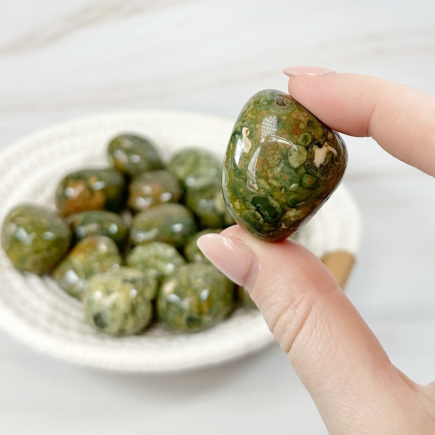 Rainforest Jasper Tumblestones