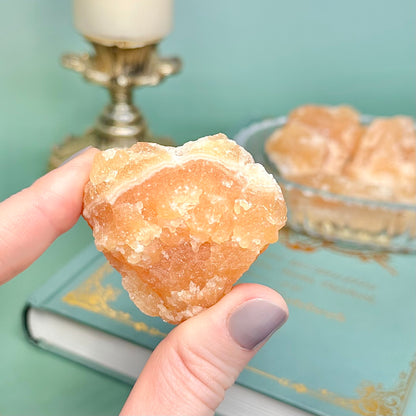 Orange Calcite Raw Chunks