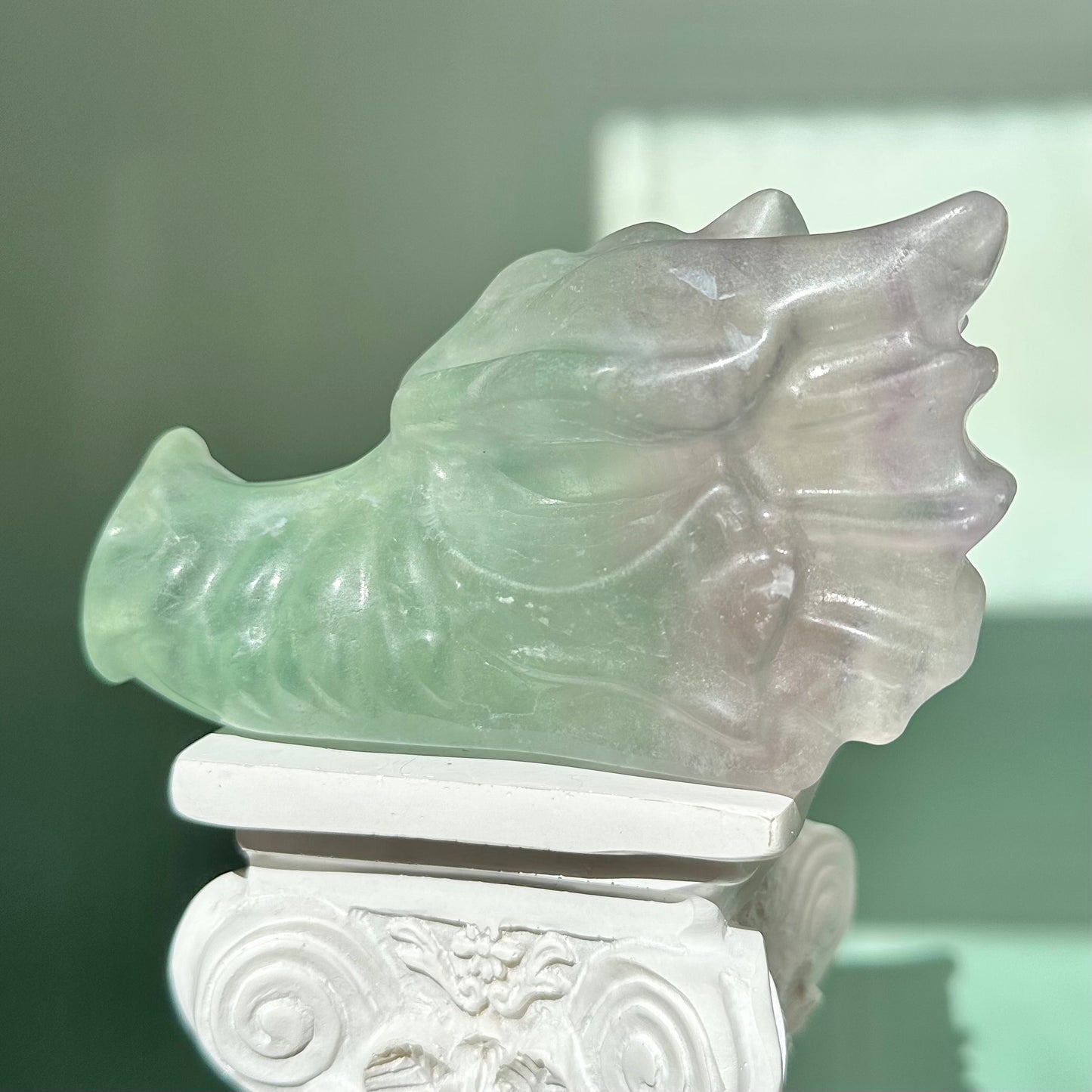 Green Fluorite Dragon