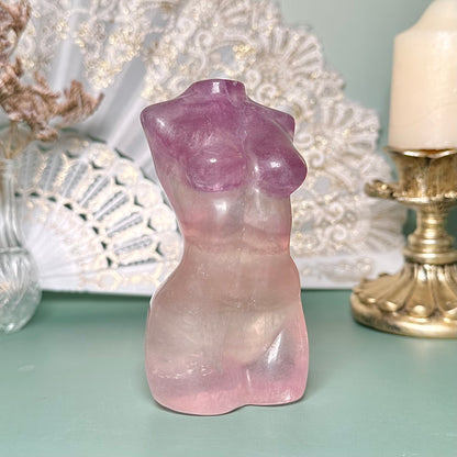 Sunset Fluorite Goddess