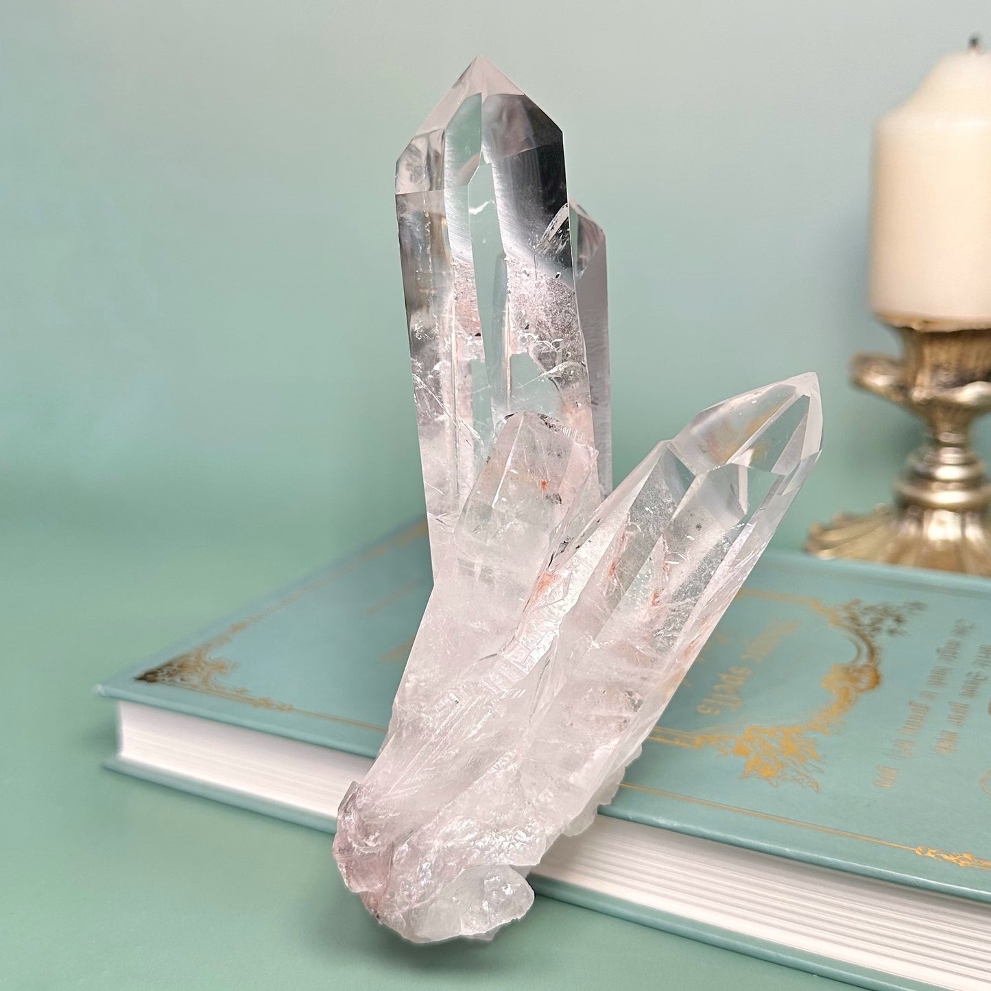 Clear Quartz 5 Point Cluster