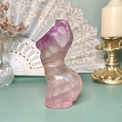 Sunset Fluorite Goddess