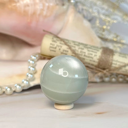 Sage Green Moonstone Sphere