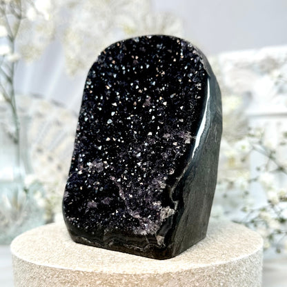 Black Amethyst Geode