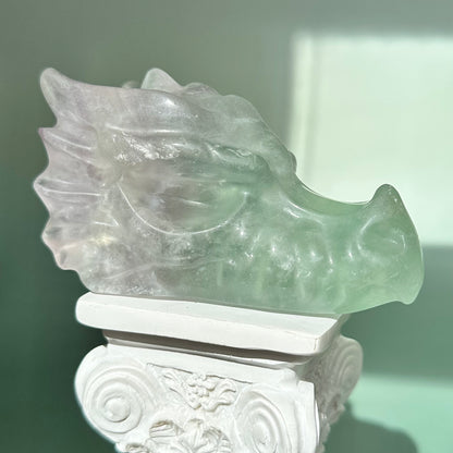 Green Fluorite Dragon