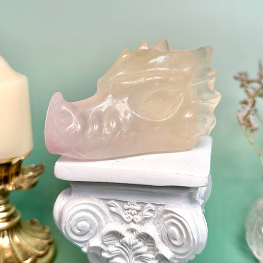 Yellow Fluorite Dragon