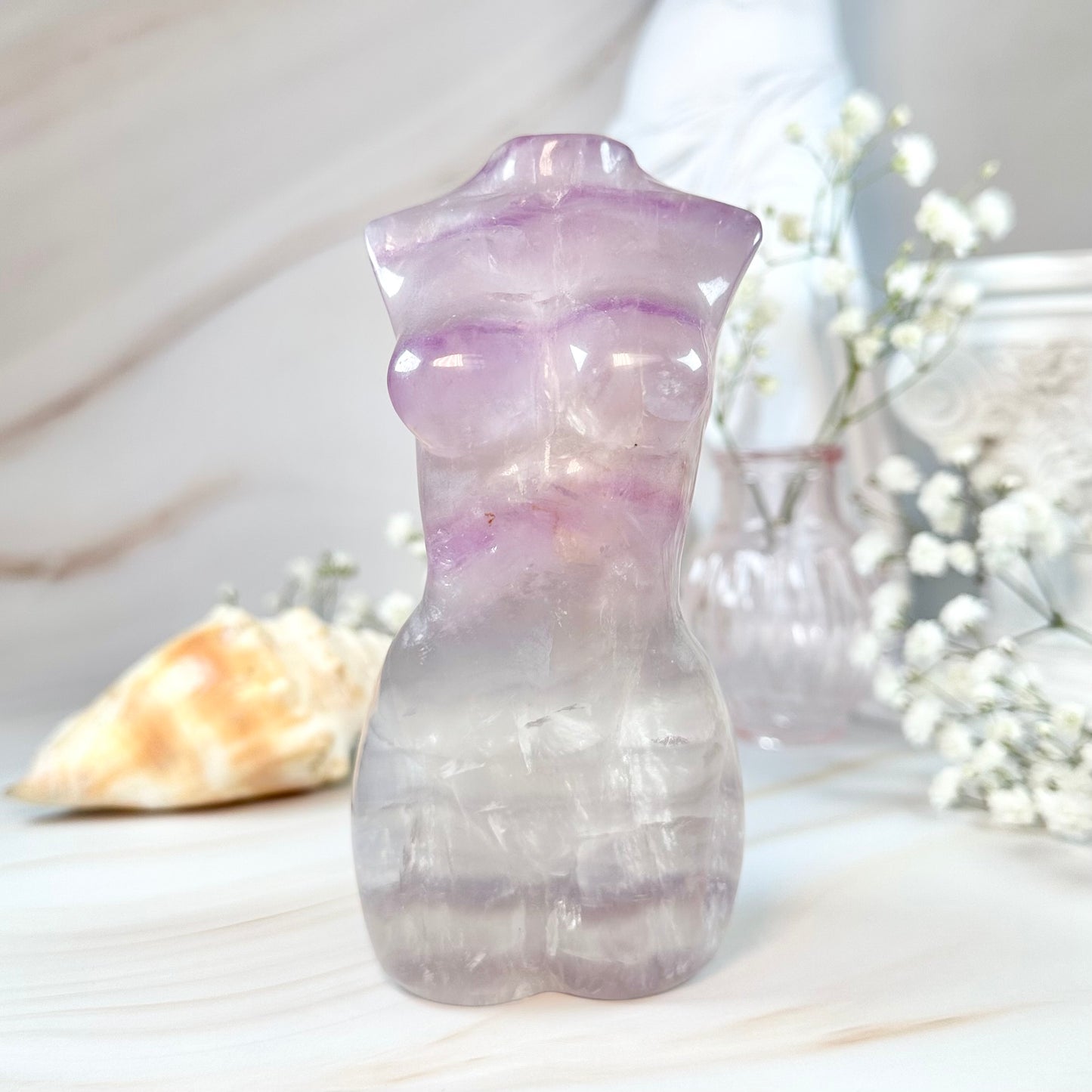 Mica Fluorite Goddess (XL)