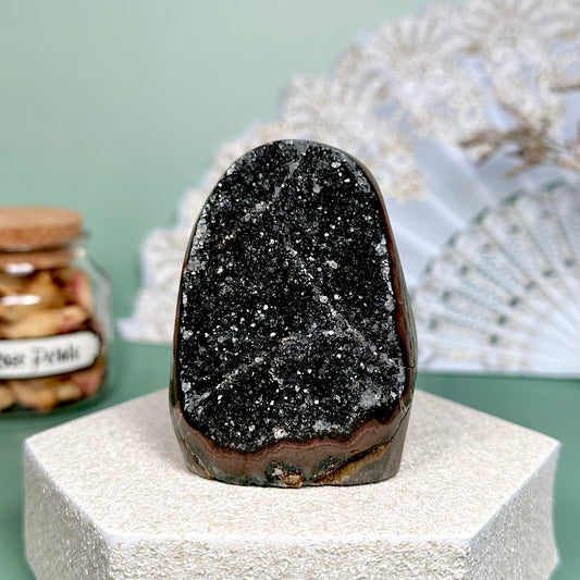Black Amethyst Geode