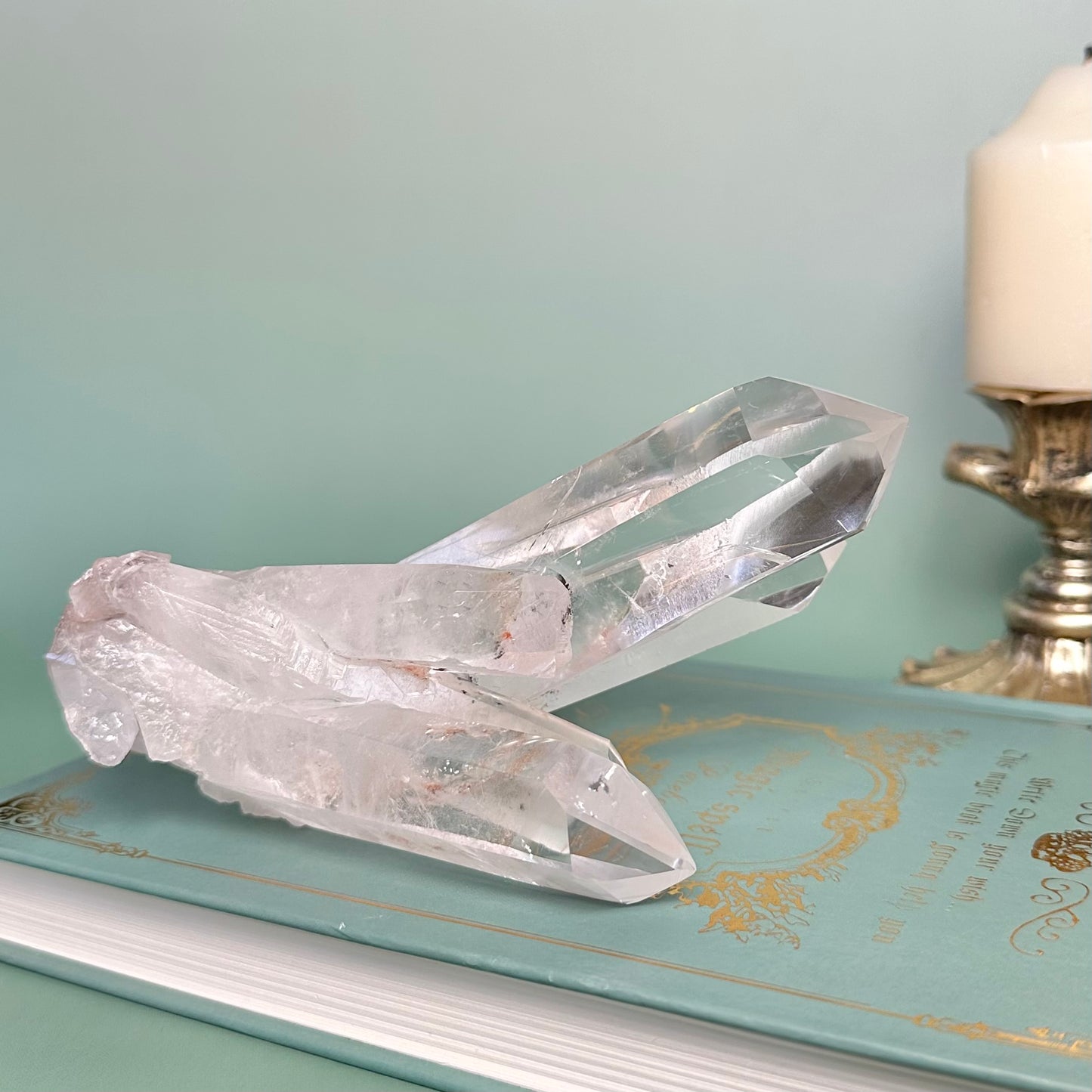 Clear Quartz 5 Point Cluster