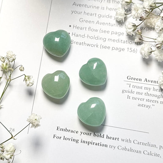 Green Aventurine Mini Heart