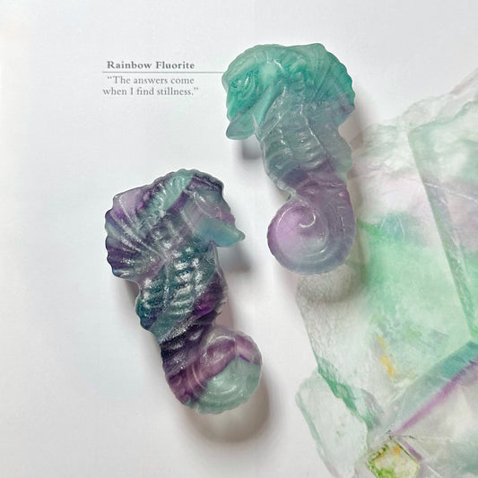 Fluorite Seahorse