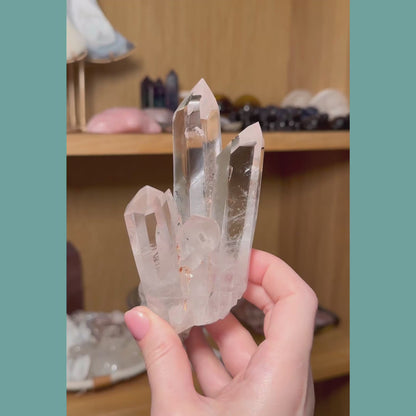 Clear Quartz 5 Point Cluster