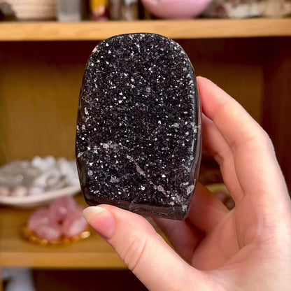 Black Amethyst Geode