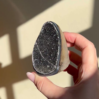 Black Amethyst Geode
