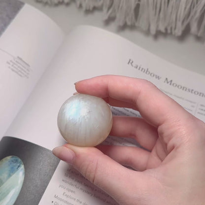 High Grade Moonstone Sphere