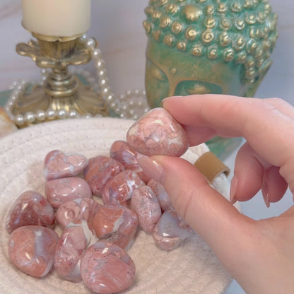 Pink Petal Agate Tumblestones