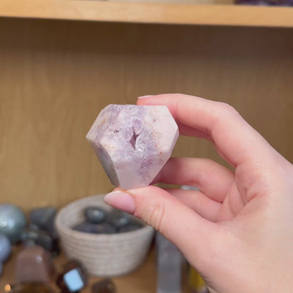 Druzy Pink Amethyst Free Form