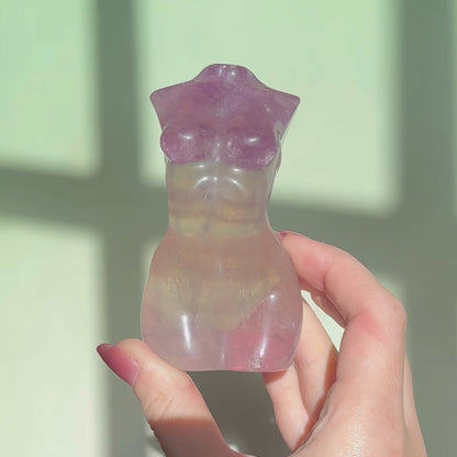 Sunset Fluorite Goddess