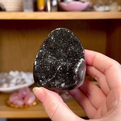 Black Amethyst Geode