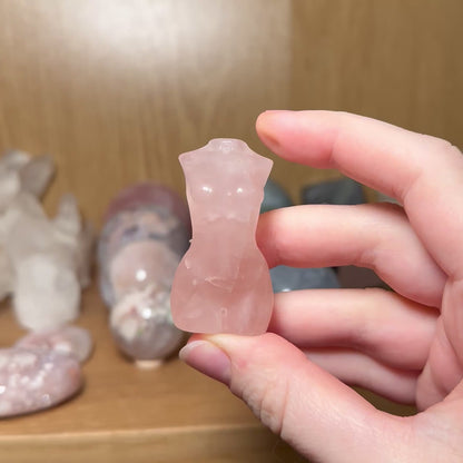 Rose Quartz Mini Goddess