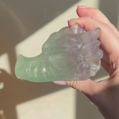 Green Fluorite Dragon