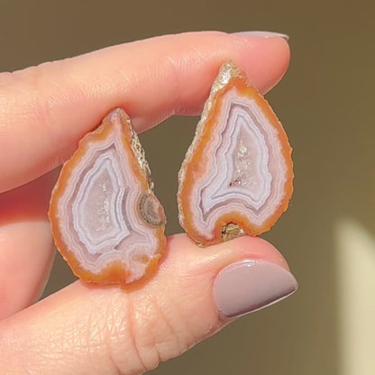 Zhanguo Agate Pair