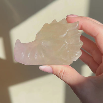 Yellow Fluorite Dragon